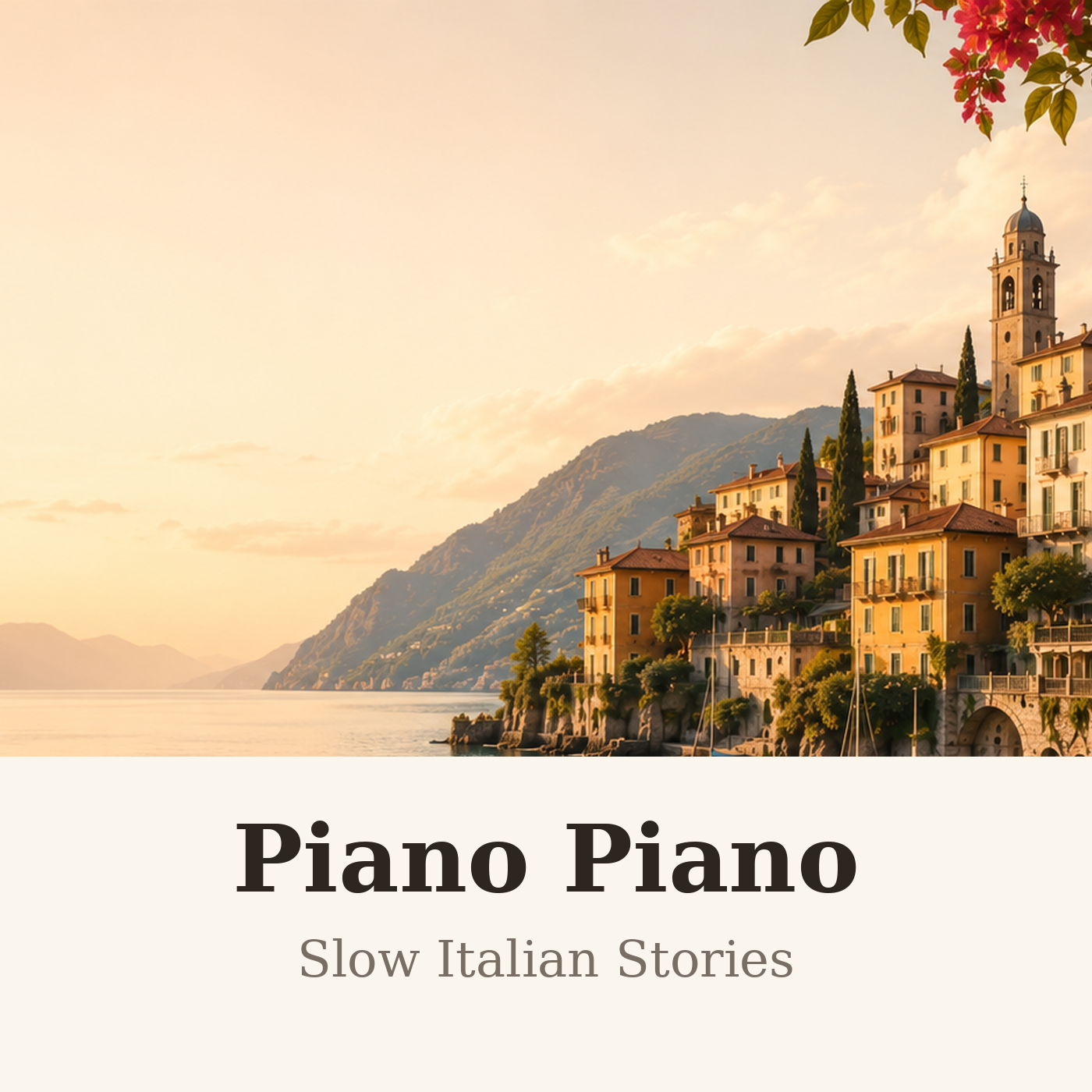 Copertina di Piano Piano — Slow Italian Stories